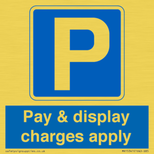 Pay & display charges apply
